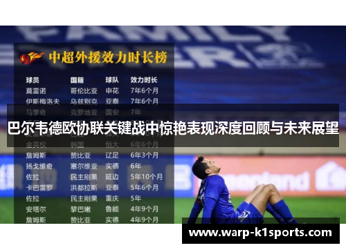 巴尔韦德欧协联关键战中惊艳表现深度回顾与未来展望 巴尔韦德欧协联关键战中惊艳表现深度回顾与未来展望